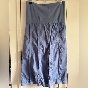 RARE XCVI panel Peasant Skirt in Honorable Blue, XS, MSRP $108